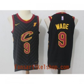 NBA Cleveland Cavaliers Trikot Dwyane Wade 9 Nike 2017-18 Schwarz Swingman - Herren